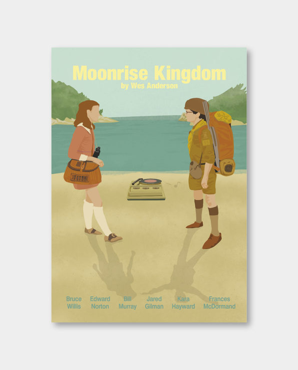 [스크래치 SALE] / 영화 / Moonrise Kingdom 문라이즈킹덤 포스터