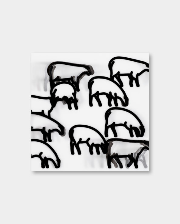 / 줄리안 오피 / Sheep (액자포함)
