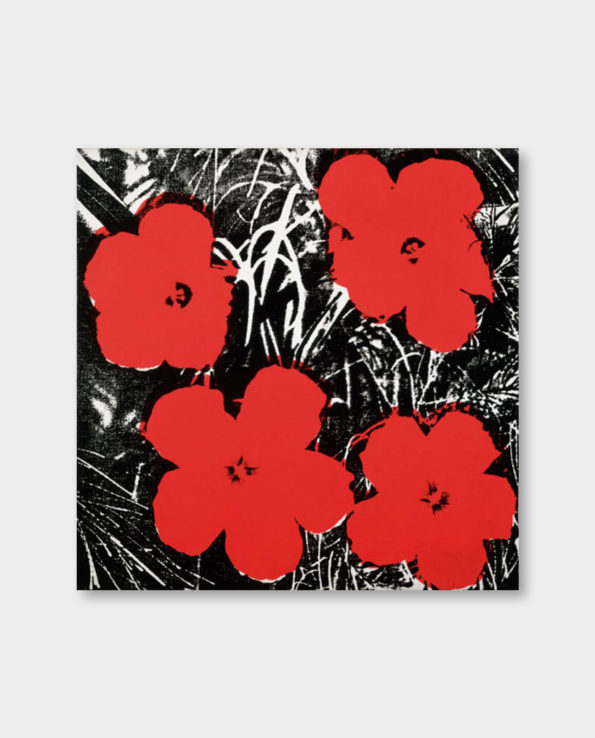 / 앤디 워홀 / Flowers 1964 (4 red) _60cm (액자포함)