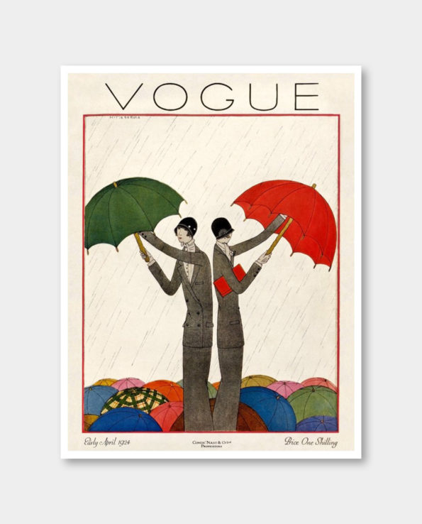 / 보그 / Vogue Early April 1924 빈티지 포스터 (액자포함)