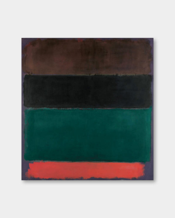 / 마크 로스코 / Untitled (Red-Brown, Black, Green, Red), 1962 (액자포함)