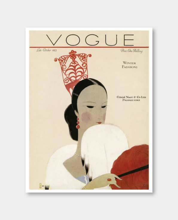 / 보그 / Vogue Late October 1923 빈티지 포스터 (액자포함)