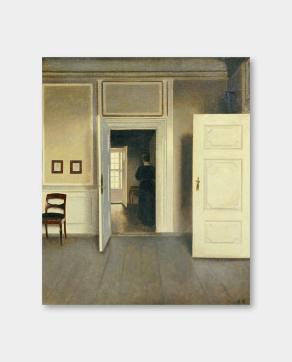/ 빌헬름 함메르쇼이 / A Woman in an Interior, Strandgade 30, 1901