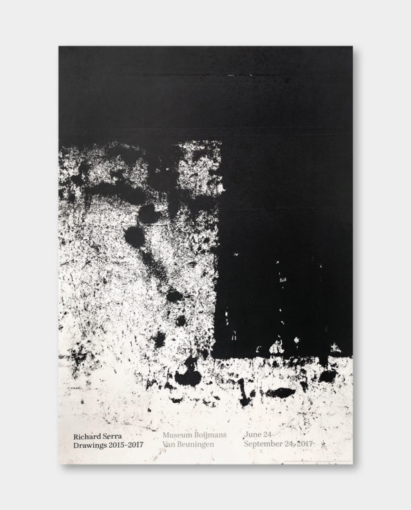 / 리차드 세라 / 드로잉 Richard Serra Drawings 빈티지 전시포스터 (액자포함)