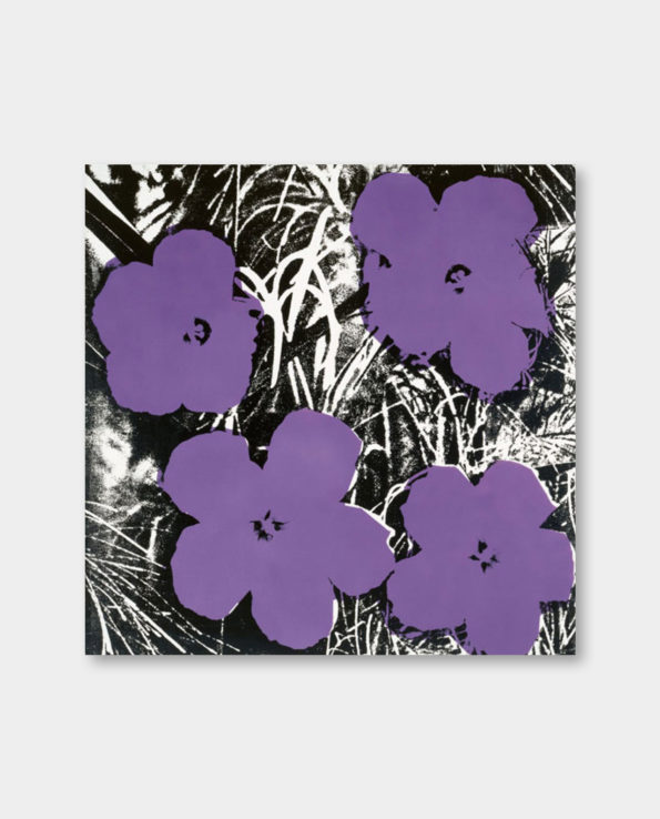 / 앤디 워홀 / Flowers 1964 (4 purple) _60cm (액자포함)