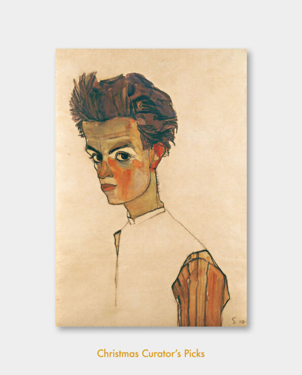 / 에곤 쉴레 / Self Portrait with Shirt, 1910 (액자포함)