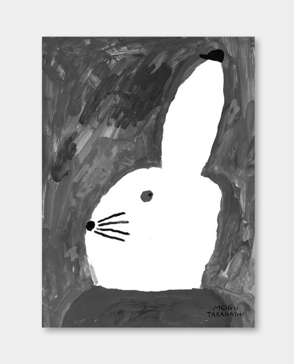 / 파인리틀데이 /  Rabbit with small hat 토끼 포스터 (액자포함)