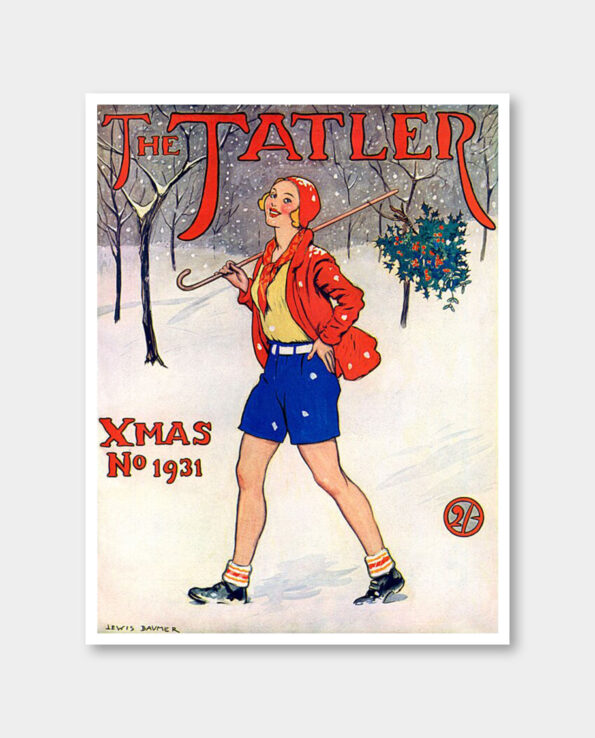 The Illustrated London News, Christmas 1931 크리스마스 빈티지 포스터 (액자포함)