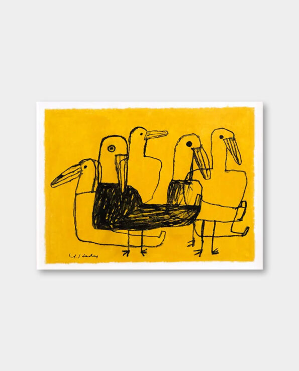/ 파인리틀데이 / Yellow Birds 노란 새 포스터 (액자포함)